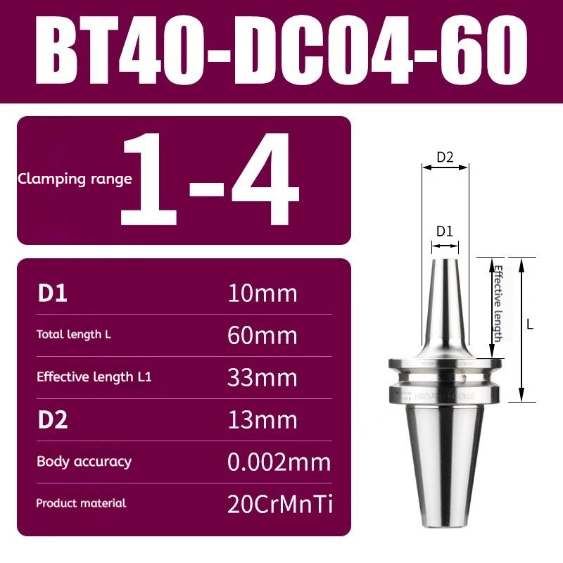 10045 BT30/BT40/BT50-DC high precision back-pull tool holder Shandong Denso Pricision Tools Co.,Ltd.